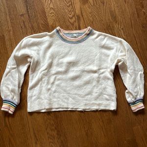 Madewell Coziest Yarn Cream Sweater